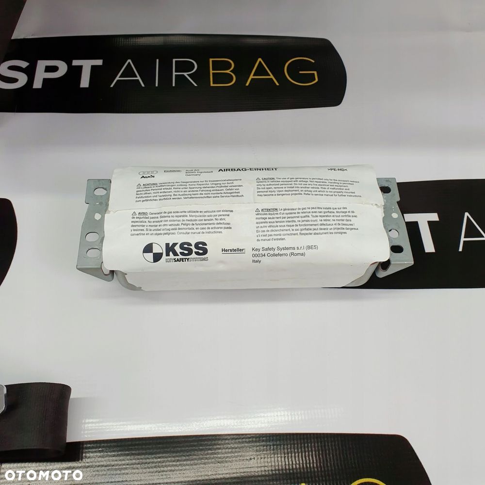 AUDI A4 B8 DESKA ROZDZIELCZA KONSOLA KOKPIT PULPIT PODUSZKI AIRBAG AIR BAG PASY KIT SET - 6