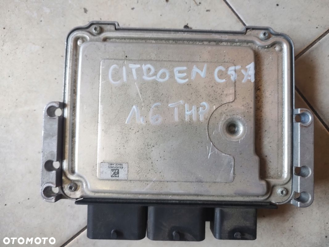 CITROEN C5 III X7 1,6THP STEROWNIK SILNIKA 9666325380 - 2