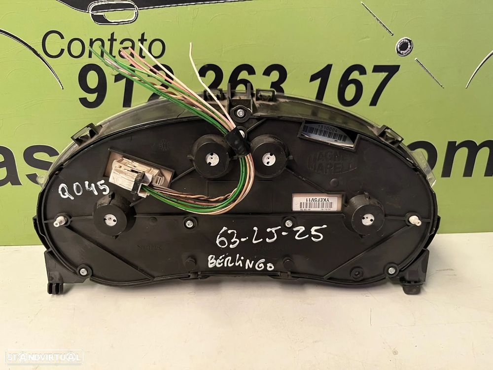 CITROEN BERLINGO II 1.6 HDI QUADRANTE PAINEL INSTRUMENTOS - Q045 - 4