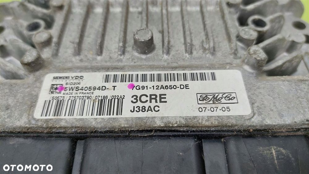 Komputer sterownik silnika Ford Mondeo Mk4 2007-2014 2,0 TDCI 5WS40594DT - 4