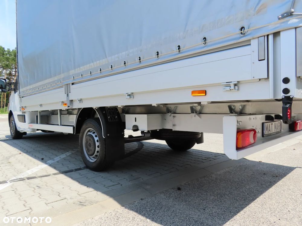 Renault Master 2.3 dCi 163 Km WZMACNIANY Plandeka 10 Euro Palet, Skrzynia 4870 mm Długa, 2550 Wysokość, MOŻLIWA FIRANA Stan Jak NOWY Gotowy Dostępny POLECAM - 18