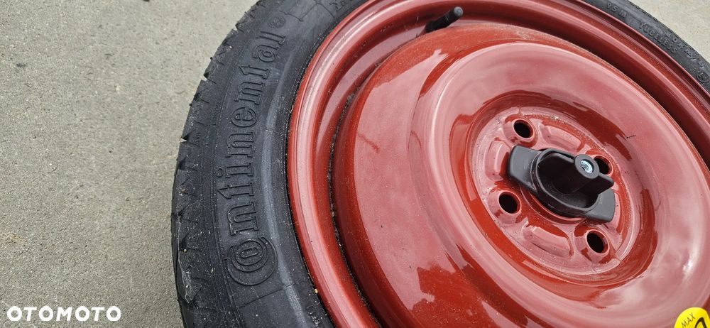 Koło dojazdowe dojazdówka lewarek ucho klucz Suzuki Splash Opel Agila B 2011r Continental 125/70R15 - 5