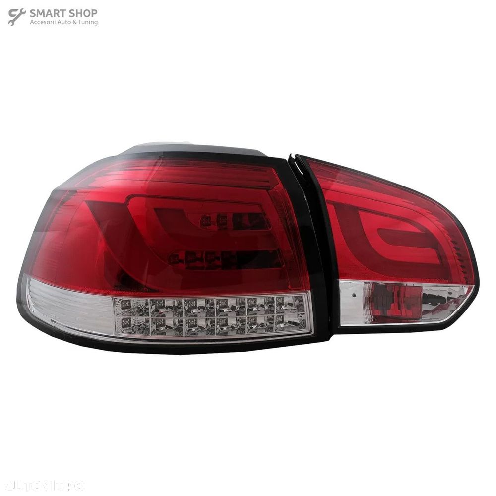 Stopuri LED VW Golf 6 VI Hatchback (2008-2013) Rosu Clar - 3
