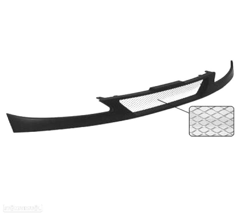 GRELHA FRONTAL SEM SÍMBOLO PARA PEUGEOT 206 98-09 PRETA - 4