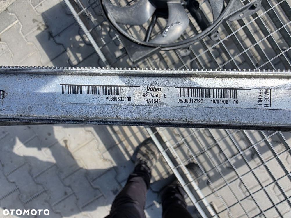 CITROEN C4 PICASSO 07r 1.6 HDI CHŁODNICA WODY P9680533480 - 3