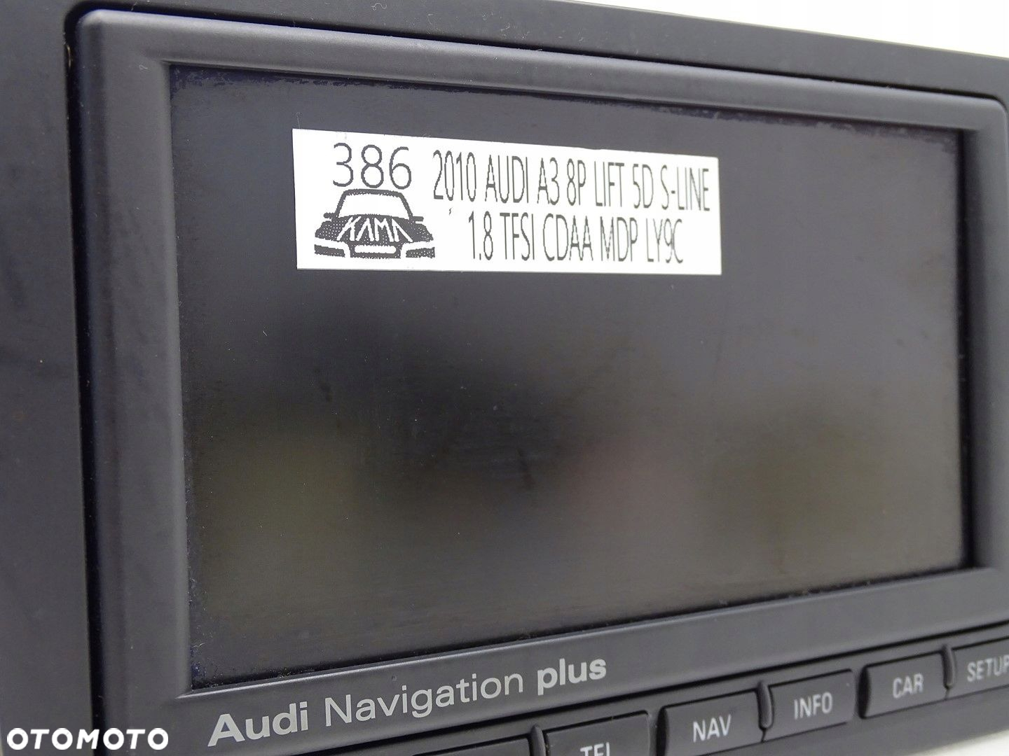 RADIO NAVI NAWIGACJA MMI MULTIMEDIA RNS-E PLUS AUDI A3 8P LIFT 8P0035193B - 8