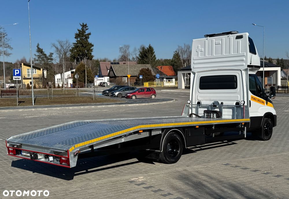 Iveco Daily 2022r ‼️72C18‼️3.0 NOWA Laweta Pomoc Drogowa Zarejestrowany jako Specjalny DMC 7200kg Salon Polska Niski Przebieg Autotransporter Sypialka - 6