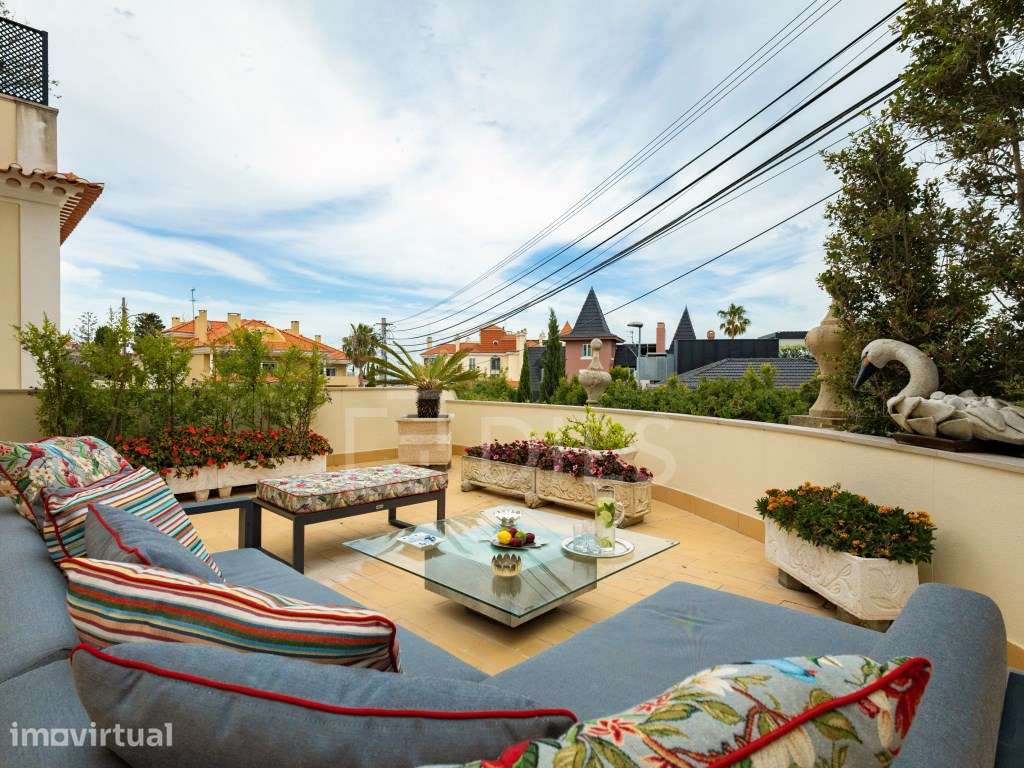 Penthouse T2+1 no Monte Estoril, vista mar - Grande imagem: 2/27