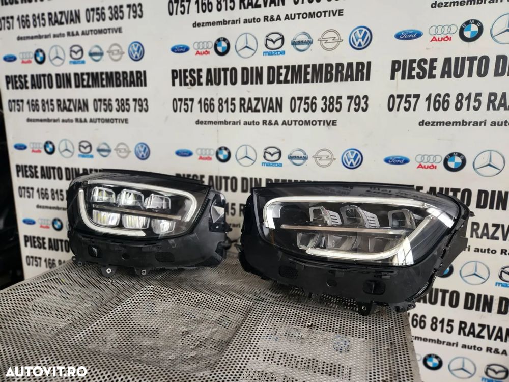 Faruri Far Stanga Dreapta Full Led Mercedes GLC W253 X253 Facelift Complete An 2019-2020-2021-2022 - 5