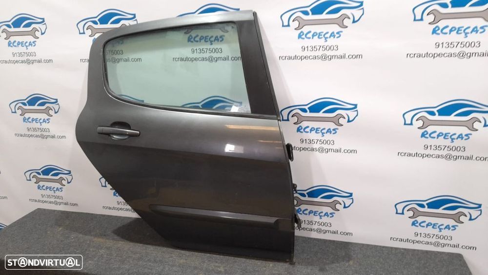 PORTA TRASEIRA TRÁS DIREITA PEUGEOT 308 MK1 FASE I 1 FECHO ELEVADOR MOTOR PUXADOR VIDRO - 3