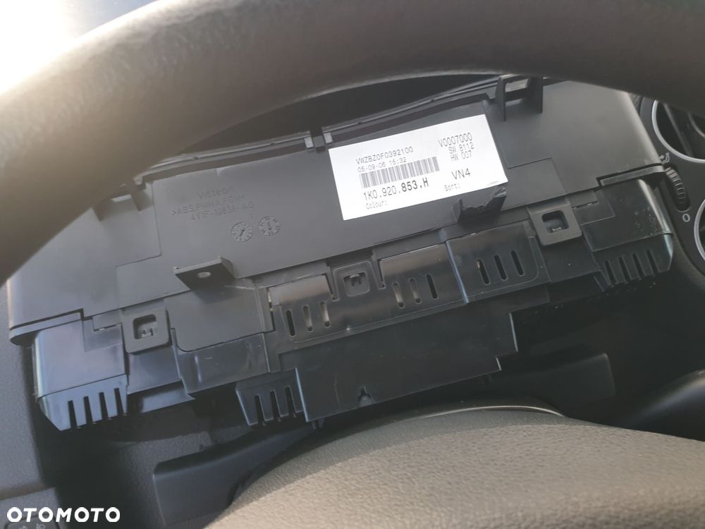 LICZNIK ZEGARY GOLF V PLUS 5M0 1.9 TDI 1K0920853H VOLKSWAGEN 2005-2009 - 4