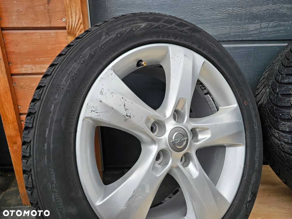 KOŁA FELGI ALUMINIOWE OPONY ZIMOWE OPEL ASTRA J K ZAFIRA C R17 7J 5x115 ET44 225/50/17 - 12