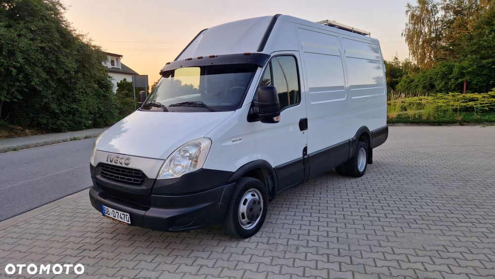 Iveco DAILY 35C13 Klima Elektryka Tempomat Na Bliźniaku Furgon 3os. Hak Serwis - 39