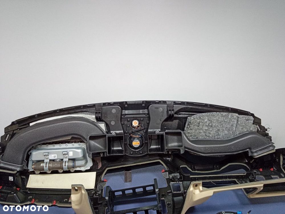 BMW 5 F10 F11 DESKA ROZDZIELCZA KOMPLET NAPINACZE AIRBAGI LEDER DAKOTA - 4