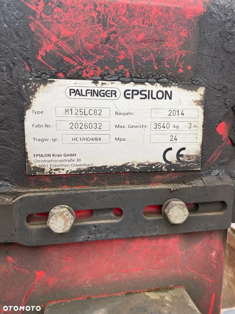 ZABUDOWA HDS / ŻURAW PALFINGER EPSILON M125LC82 2014 ROK - 11
