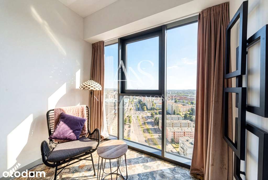 Apartament Hanza z widokiem na Szczecin, 22 piętro