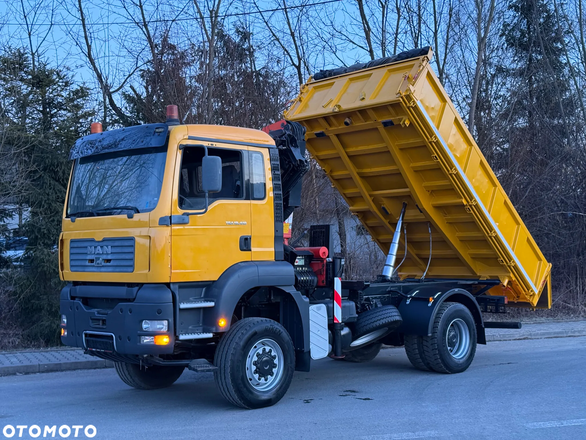 MAN * MAN TGA 18-410 * KIPER WYWROTKA * 4x4 * HDS Palfinger PK16500* Sprowadzony* Bardzo Dobry Stan * - 29