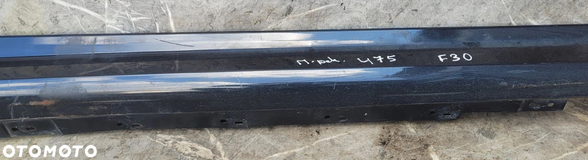 LISTWA PROGOWA PRAWA BMW F30 F31 M PAKIET 475 BLACK SAPPHIRE - 3