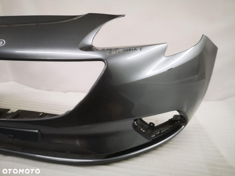 OPEL CORSA 14- ZDERZAK PRZEDNI PRZÓD KOLOR GRAFITOWY METALIK  nr aukcji nz113 - 8