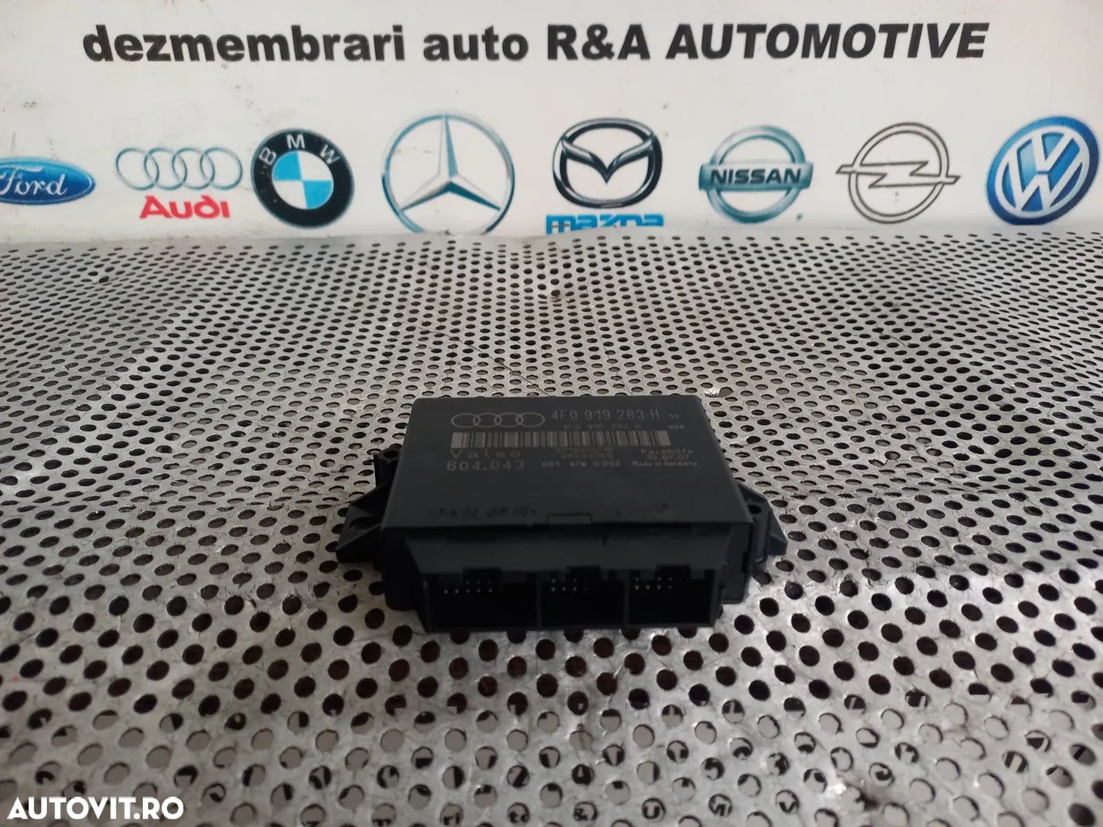 Calculator Modul Senzori Parcare Audi Q7 4L A6 C6 Cod 4FH - Dezmembrari Arad - 1