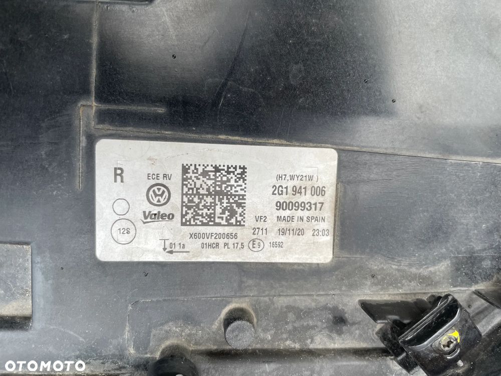 VW POLO VI reflektor lampa prawa lewa PRZÓD przednia EU KOMPLETNA 17-21 2G1941006 05 - 6