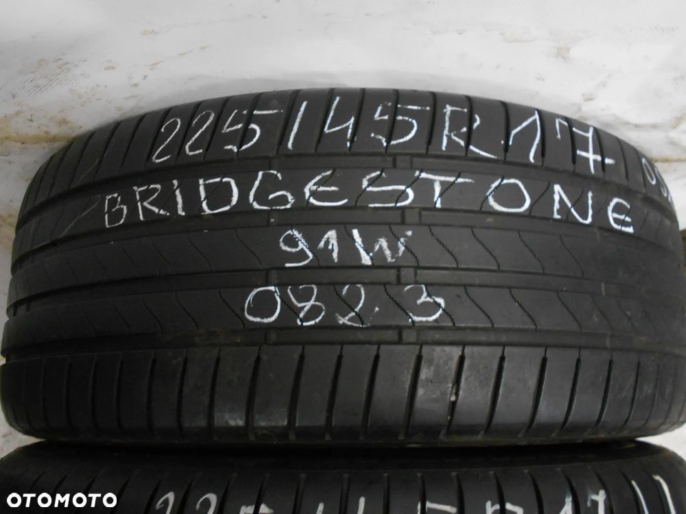 OPONY 225/45R17 BRIDGESTONE TURANZA 6 DOT 0524 / 0823 7.4MM - 2