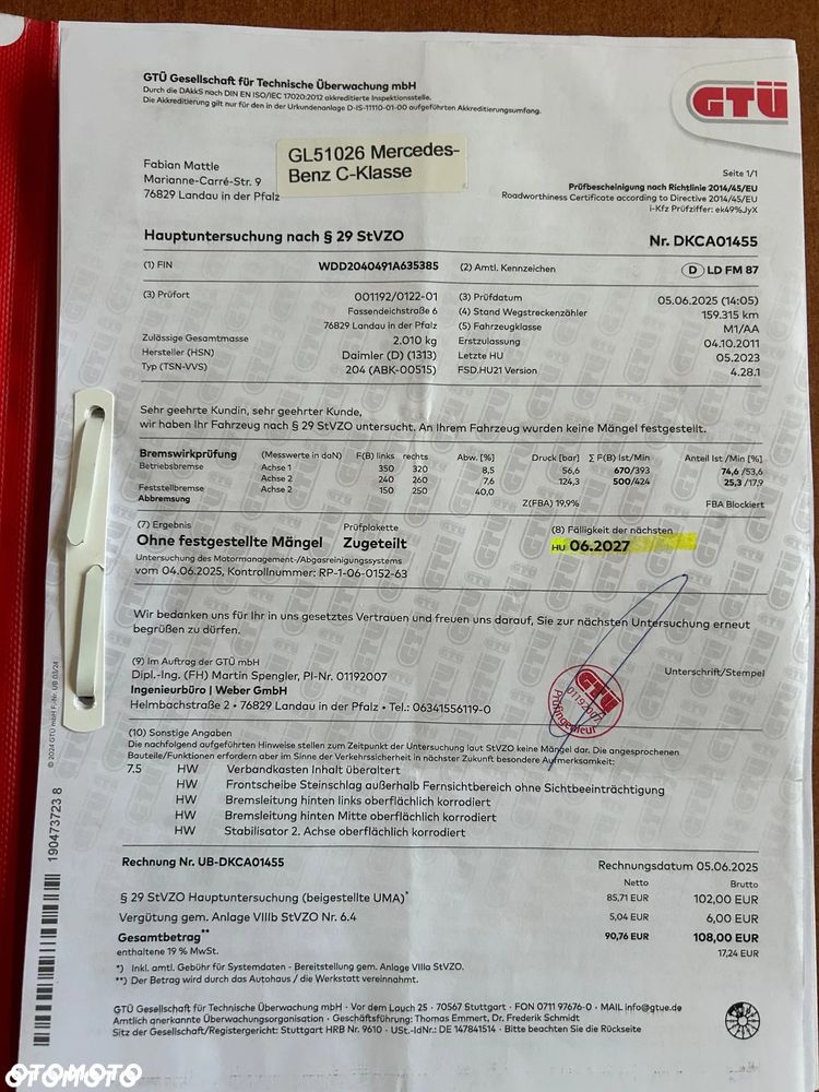 Mercedes-Benz Klasa C 180 BlueEFFICIENCY 7G-TRONIC Avantgarde - 37