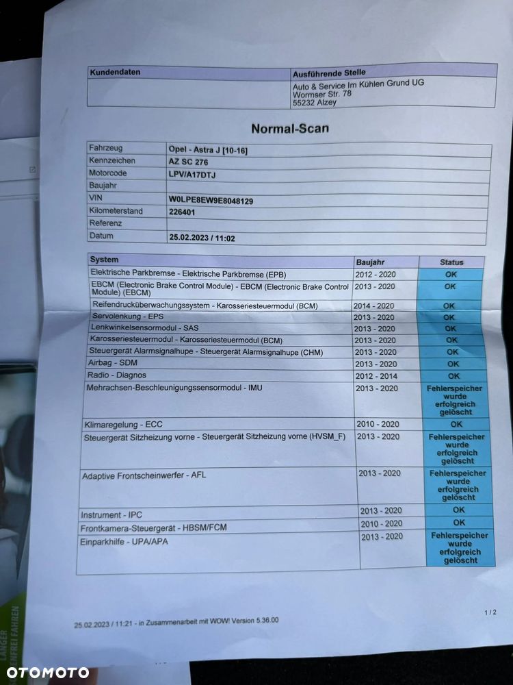 Opel Astra 1.7 CDTI DPF Sports Tourer Active - 27