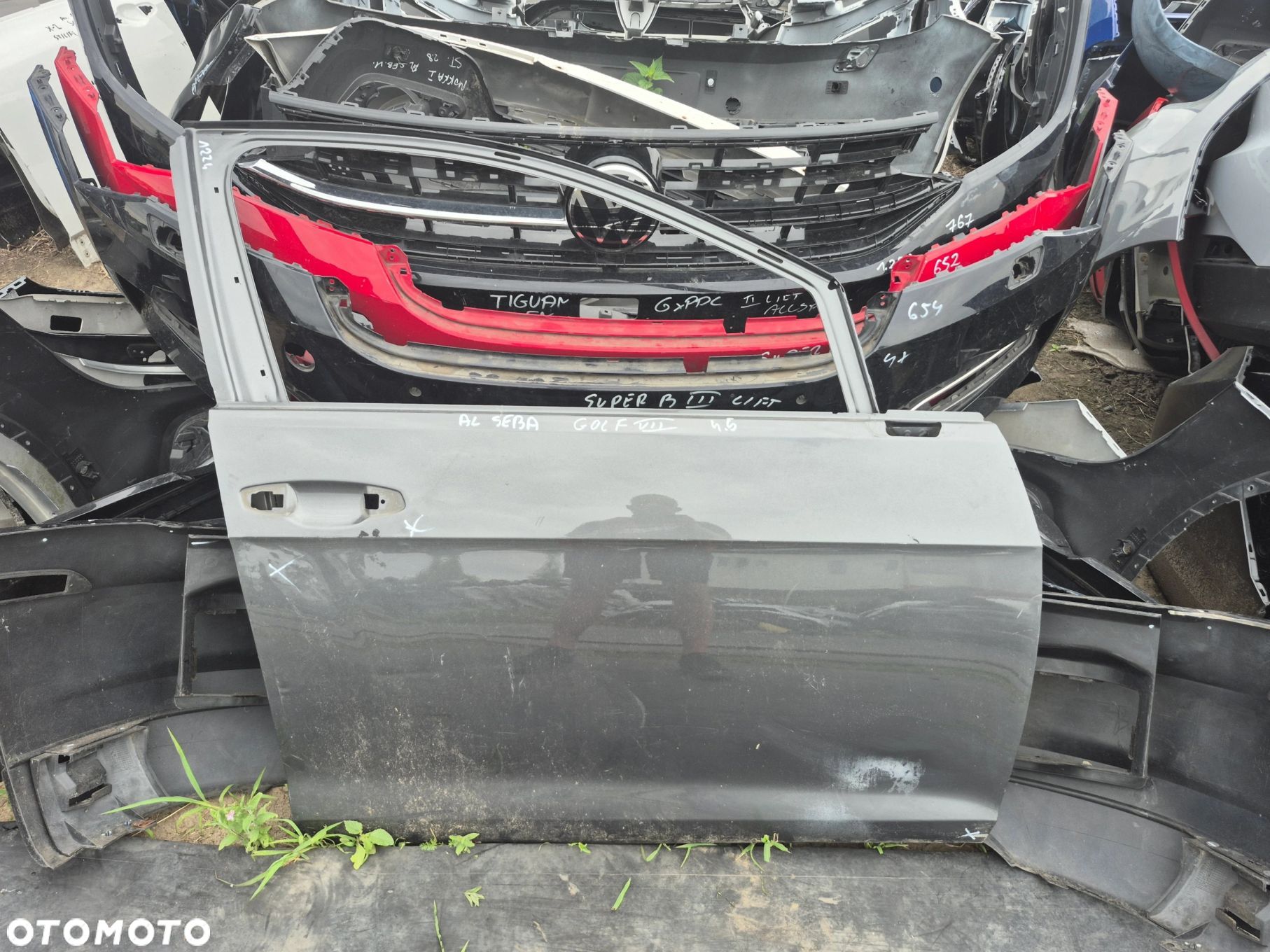 Drzwi Volkswagen Golf VII 7 2012-2020r. Przód prawy - 1