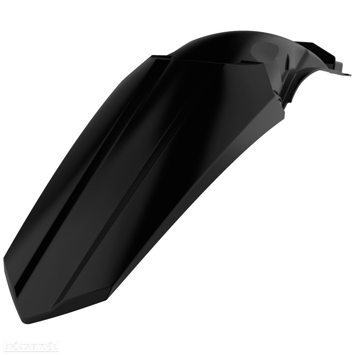 guarda lamas traseiro polisport preto restyling honda cr 125 / 250 - 1