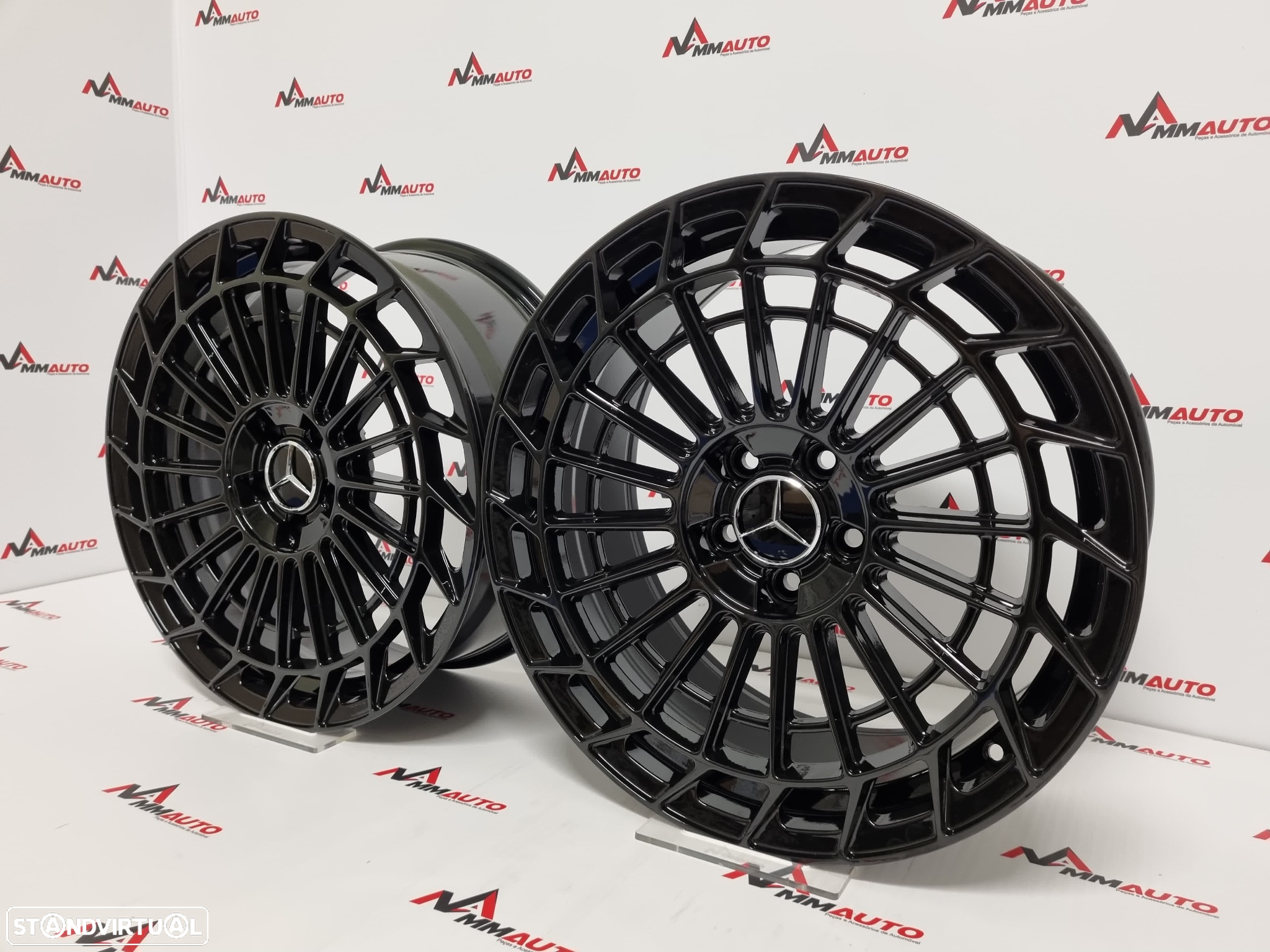 Jantes Mercedes Classe S S580 SRX06 Preto Brilho 19 - 2