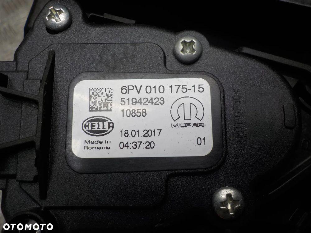 FIAT 500X 1.6 JTD PEDAŁY GAZ HAMULEC SPRZĘGŁO 6PV010175 - 3
