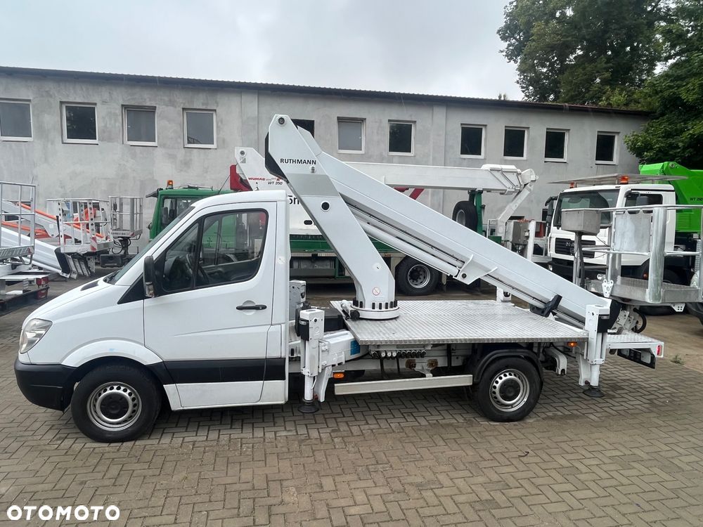 Mercedes-Benz Podnośnik Koszowy Zwyżka Klima Ruthmann TB220 22 metry 14 w Bok Udt jak Wumag Multitel Gsr - 22
