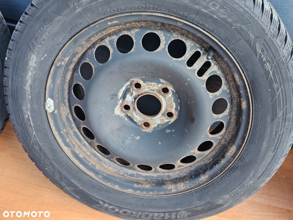 KOŁA FELGI STALOWE OPONY ZIMOWE 205/60 R 16 OPEL ASTRA J K MOKKA 5x105 ET39 - 6