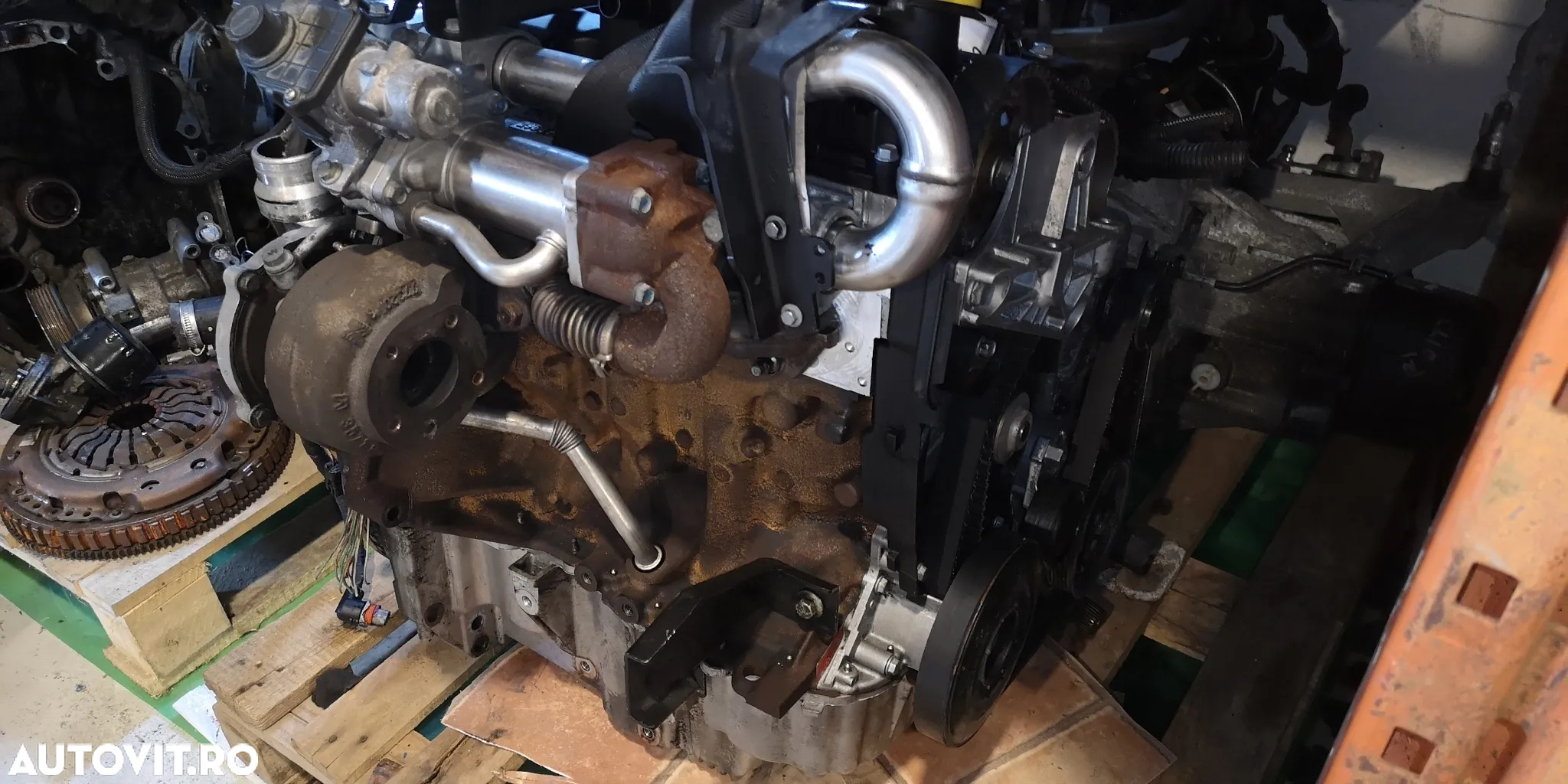 Motor 1.5 dci euro 5 Siemens 110cp injectoare pompa inalte turbina senzor alternator electromotor - 2