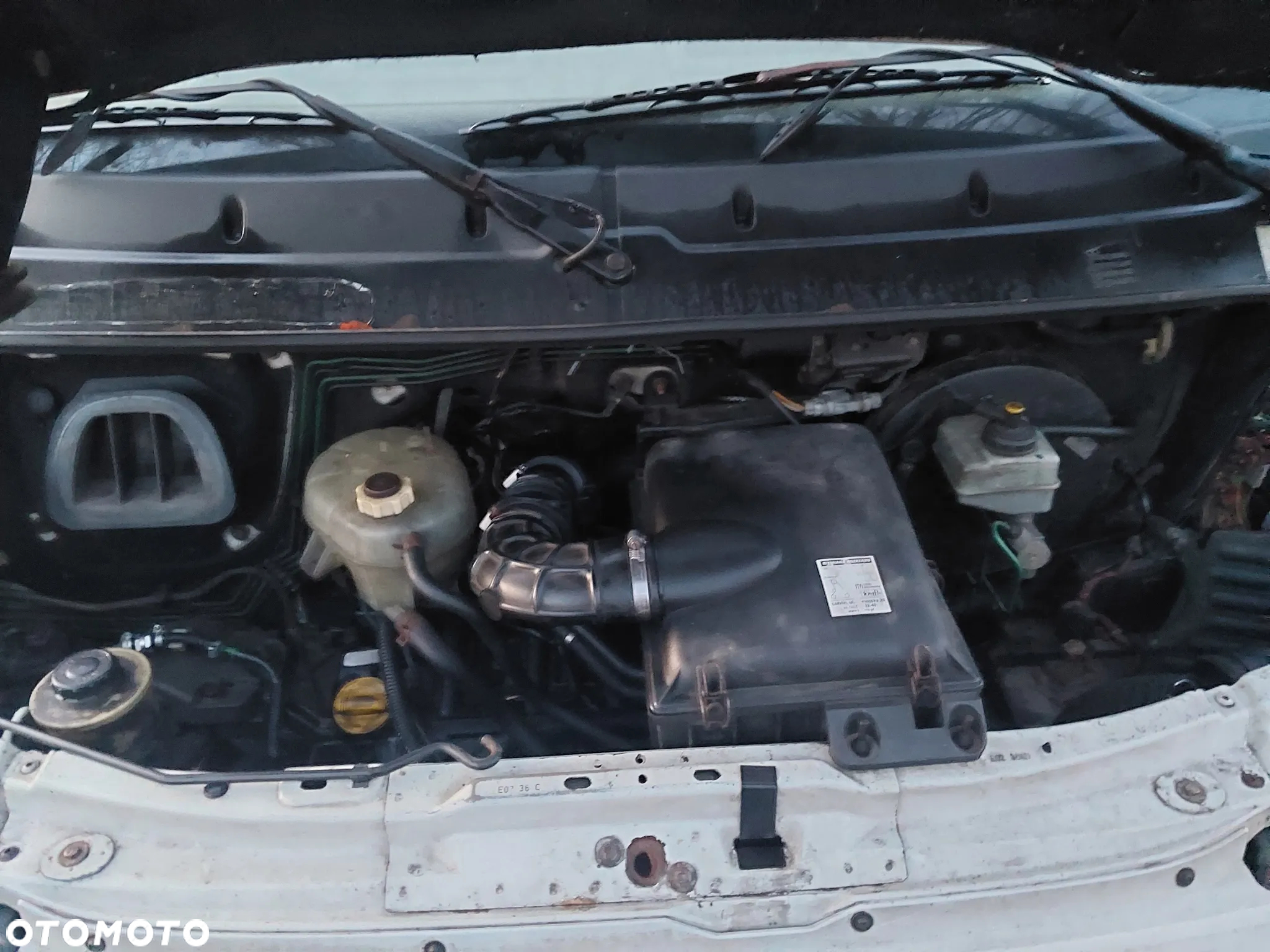 Renault Master 2 Nissan Interstar II Opel Movano silnik 2.5 Dci skrzynia biegów PK6 PF6 wtryski zderzak maska lampa błotnik drzwi przesuwne belka koła felgi fotele WSZYSTKIE CZĘŚCI - 15