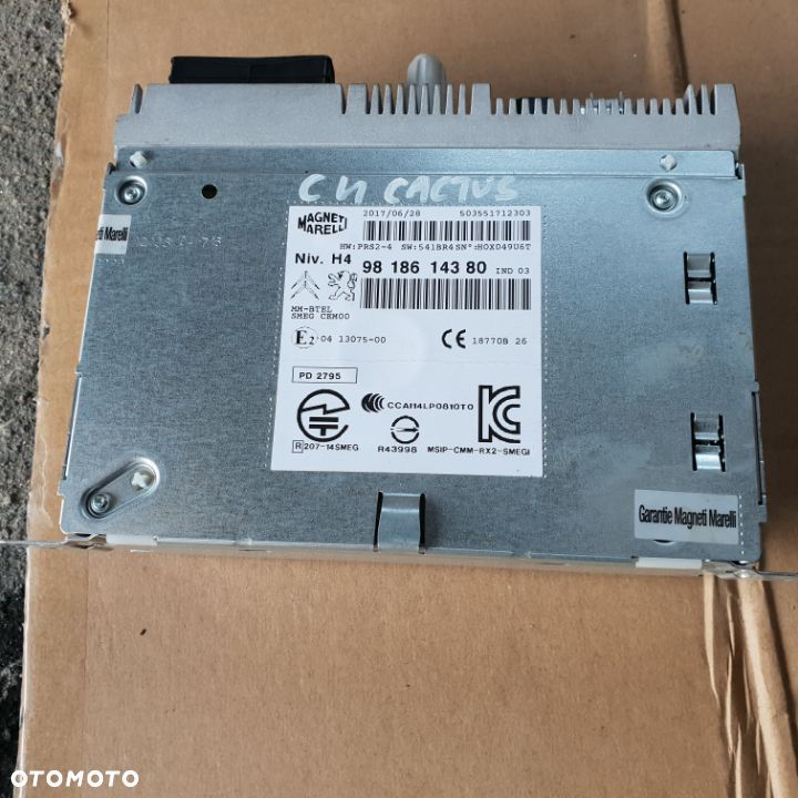CITROEN C4 CACTUS RADIO TUNER 9818614380   17R - 1