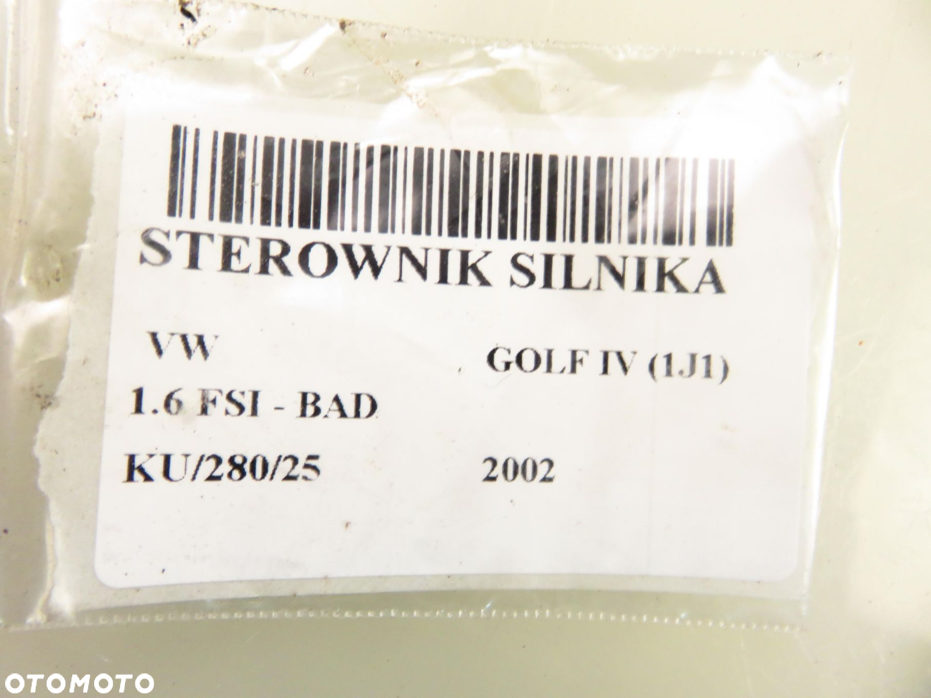 STEROWNIK VW GOLF IV (1J1) 1.6 FSI - BAD 036906013D 0261S01004 - 10