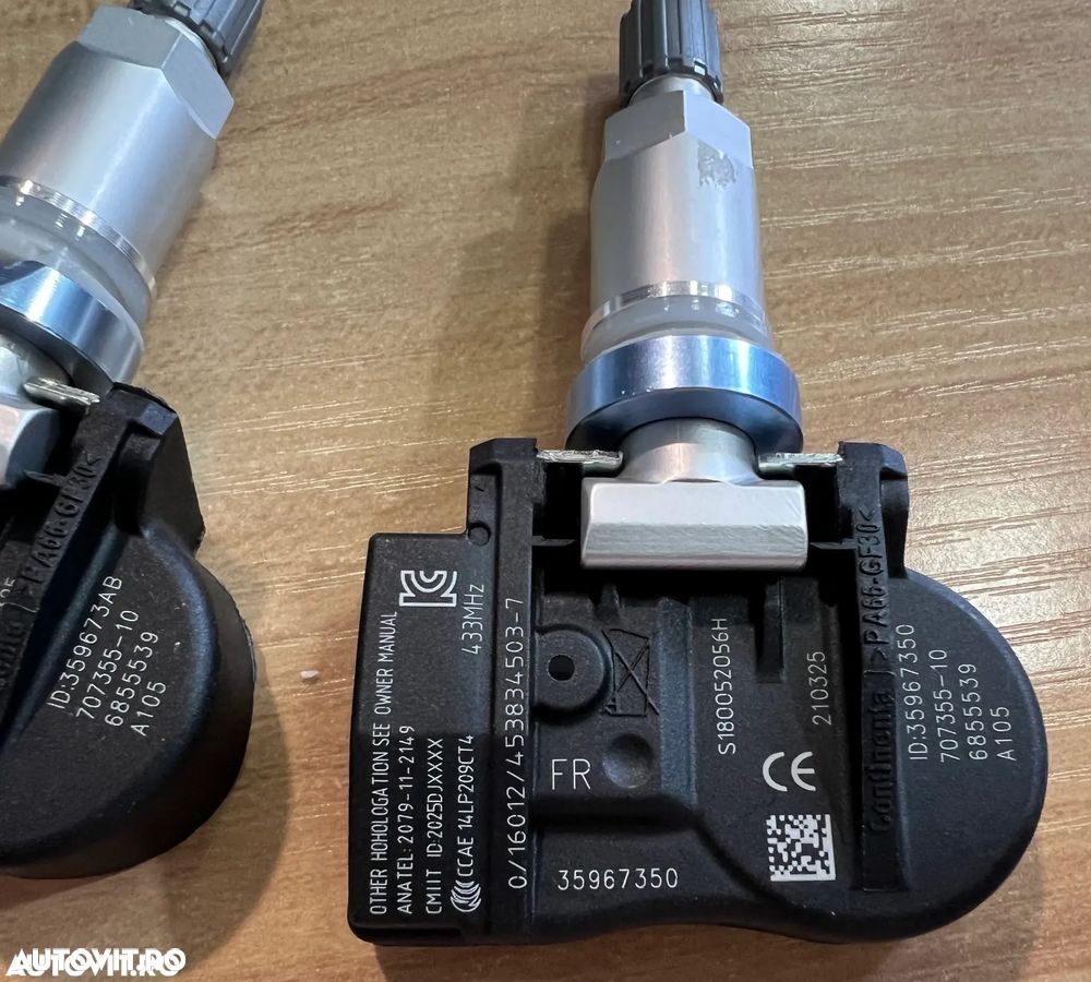 senzori presiune roti BMW.Audi.Mercedes benz. porsche.necesita codare 25 ron bucata 100 ron 4 bucati comanda se face doar pe whasup, cititi anuntul - 2