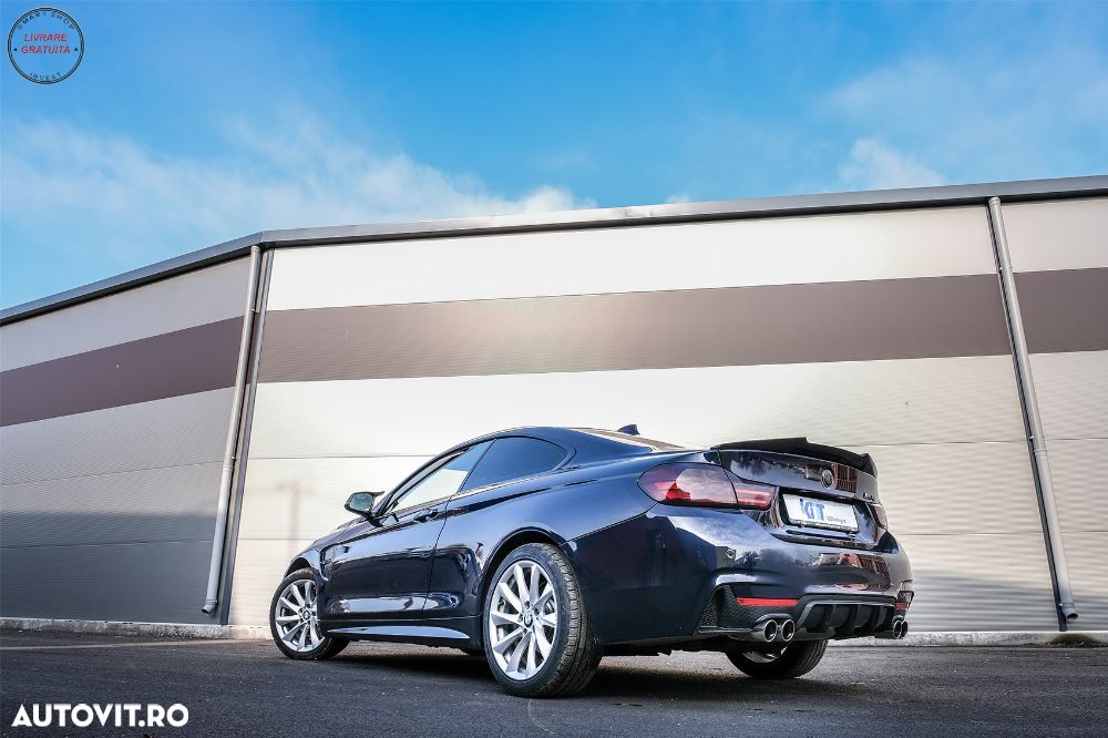 Aripi Laterale BMW 4 Series F32 F33 F36 (2013-02.2017) Ornament Negru M4 Design- livrare gratuita - 16