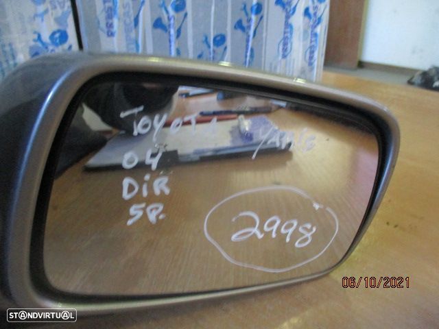 Espelho 879100D160B0 TOYOTA YARIS 2004 DRT 5P 5 PINOS - 2