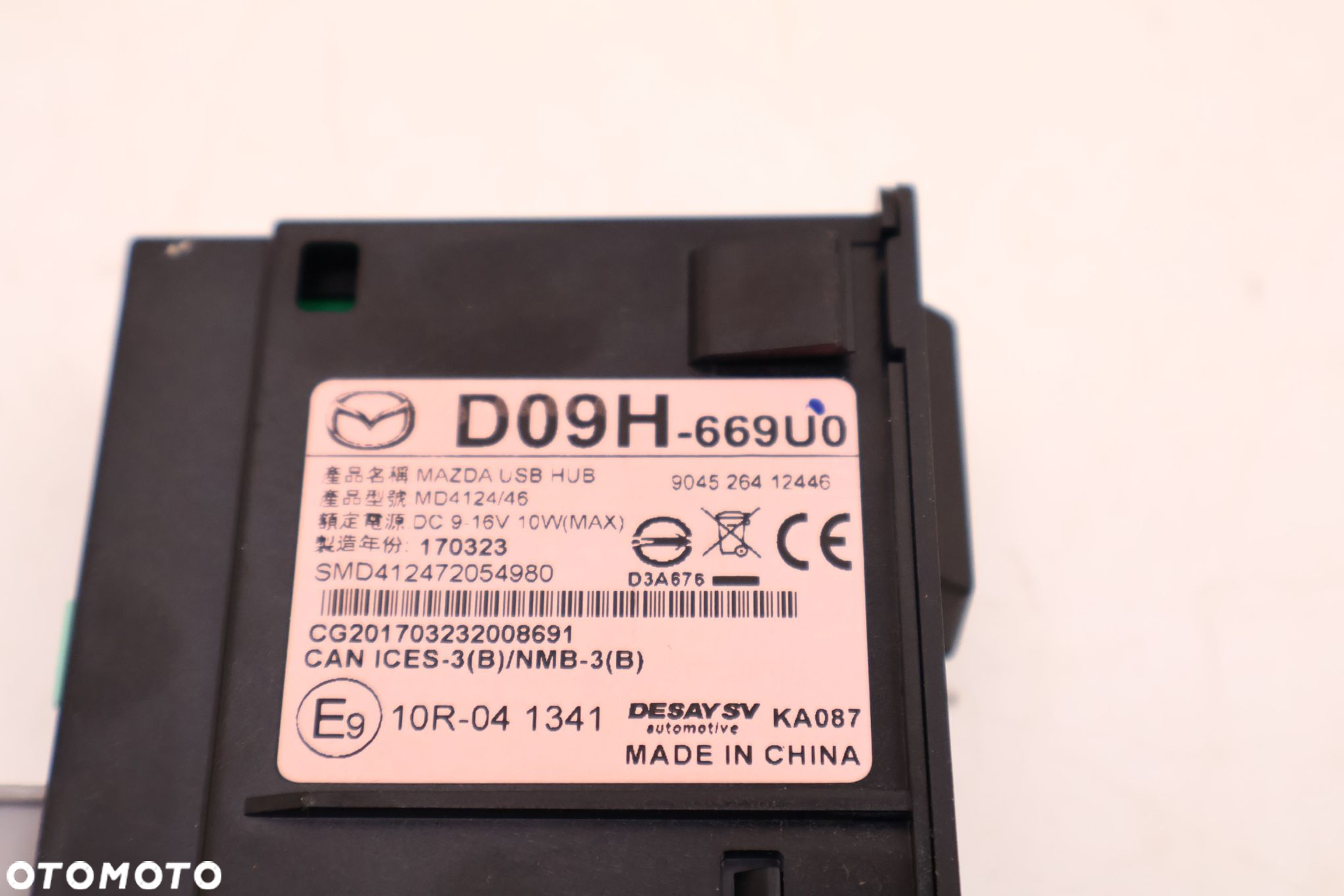 MAZDA CX-5 II 17- MODUŁ PANEL USB AUX SD D09H-669U0 - 5