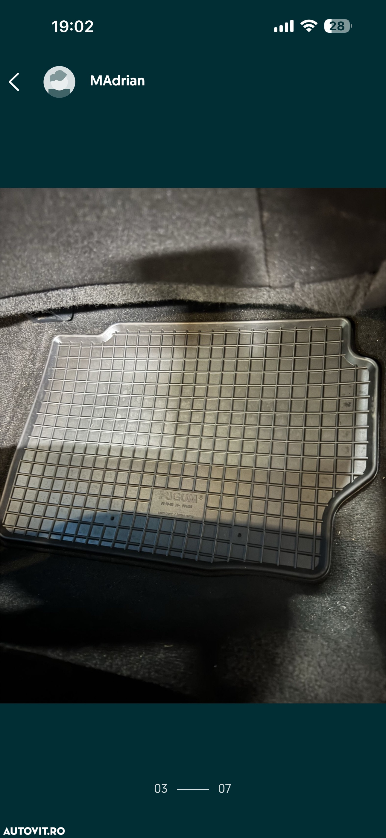 Set Covor Pres Cauciuc Ford Mondeo Rigum, Tava Portbagaj Rigum Mondeo - 3