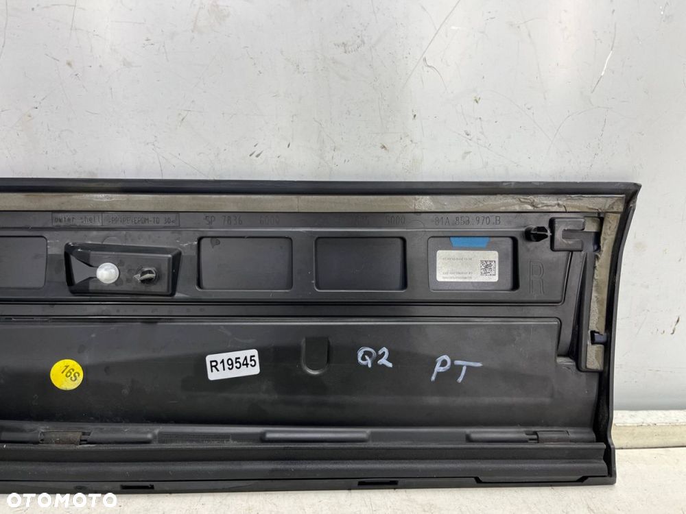 Listwa Audi Q2 GA 2016r.- PRAWA tylna dolna nakładka drzwi prawy tył 81a853970b - 14