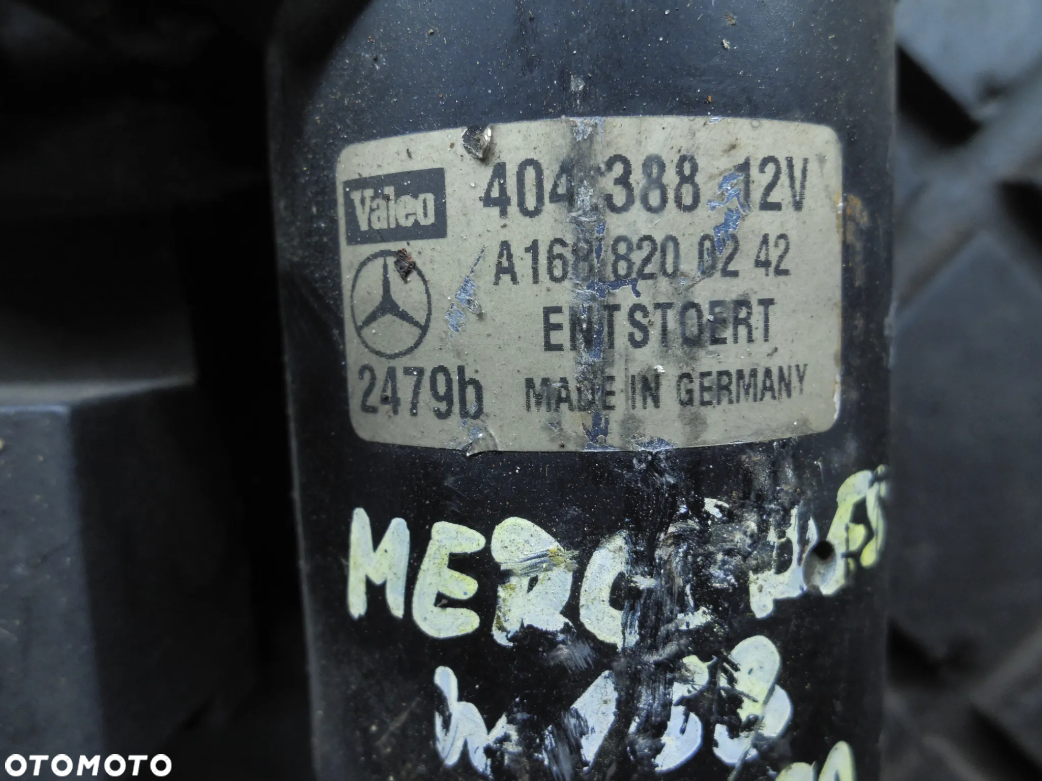 MERCEDES A W168 Mechanizm wycieraczek A1688200242 POSIADAM 6ZT - 4