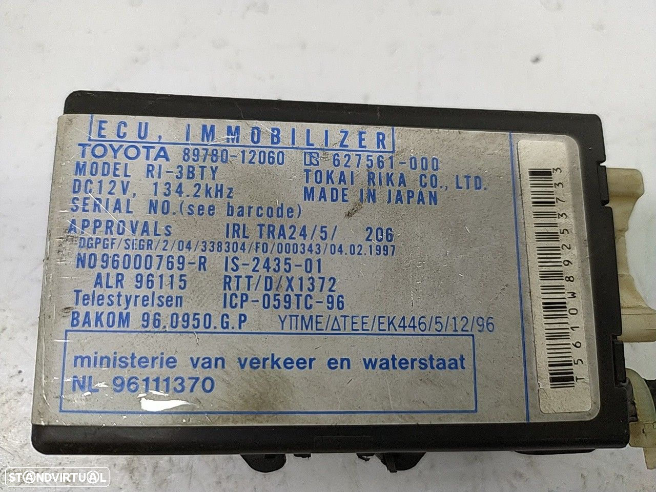 Imobilizador Toyota Corolla (_E11_) - 4
