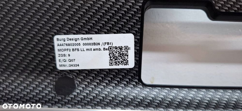 mercedes eqv v klasa 447 lift dekor deski listwa eu bdb - 5