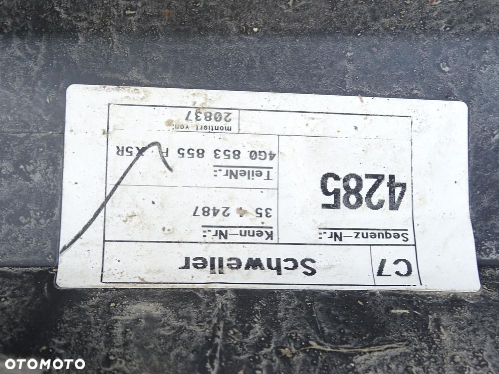 LISTWA NAKŁADKA PROGOWA LEWA S-LINE SEDAN KOMBI 4G0853859F AUDI A6 C7 LX5R - 11