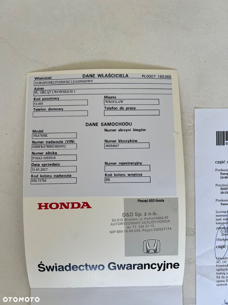 Honda Civic 1.0 T Executive (Pakiet Premium) - 29