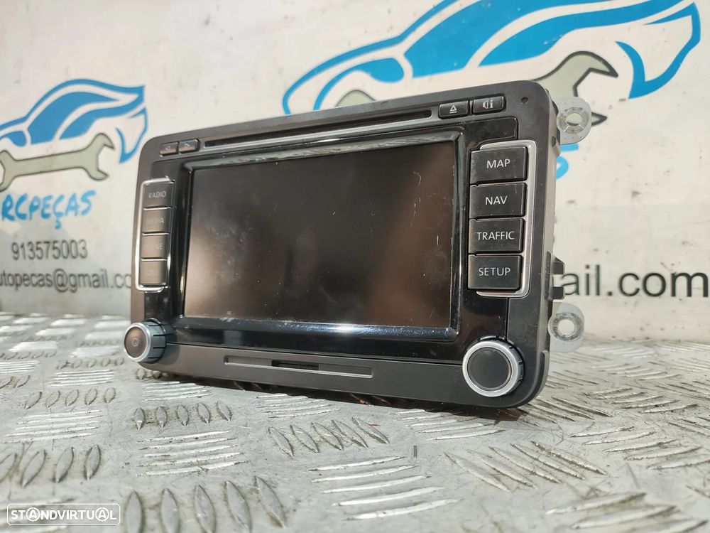 - Radio Sistema de navegação GPS Continental VW Volkswagen Scirocco III 3 - 2